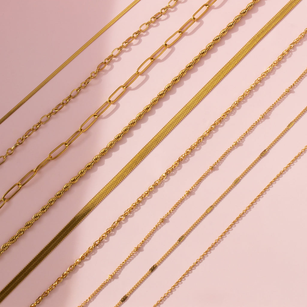 Jolie Beaded Chain Necklace