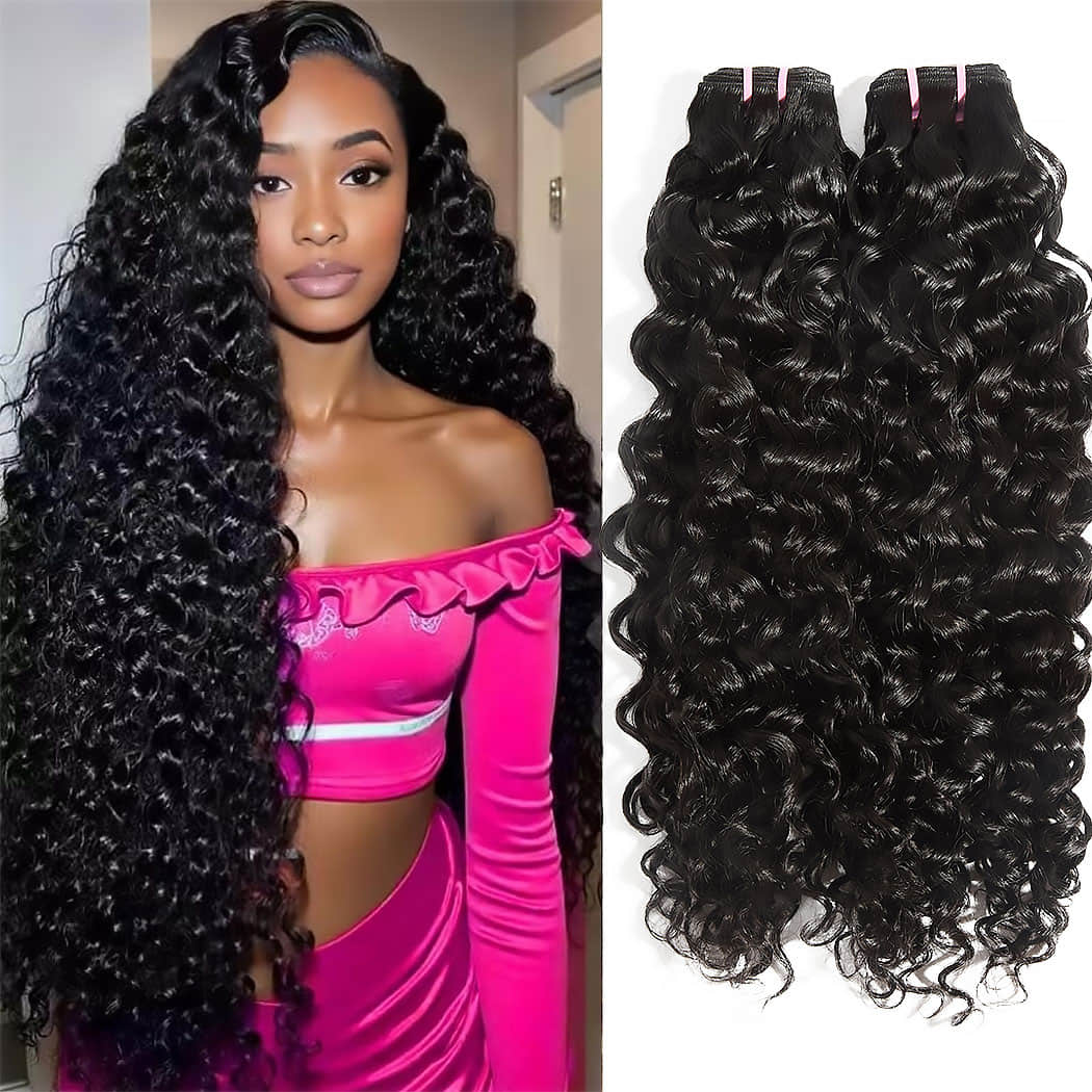 StariaHair 14-30 Inches Natural Wave Raw Vietnam Hair Bundles #1B