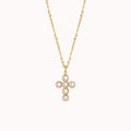 Pearl Cross Necklace