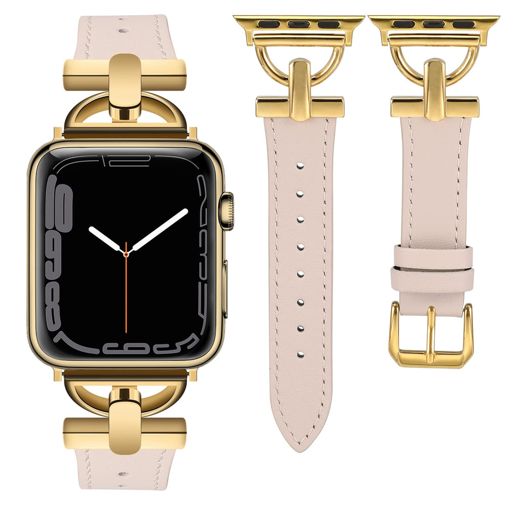 Apple Watch Leather Slim Strap Series 11/10/9/8/7/6/5/4/ SE / Ultra 1/2/3