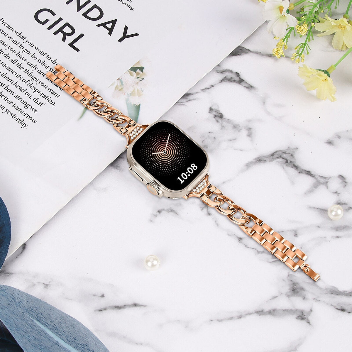 Apple Watch Diamond Strap/Brecelet Series 11/10/9/8/7/6/5/4/ SE / Ultra 1/2/3