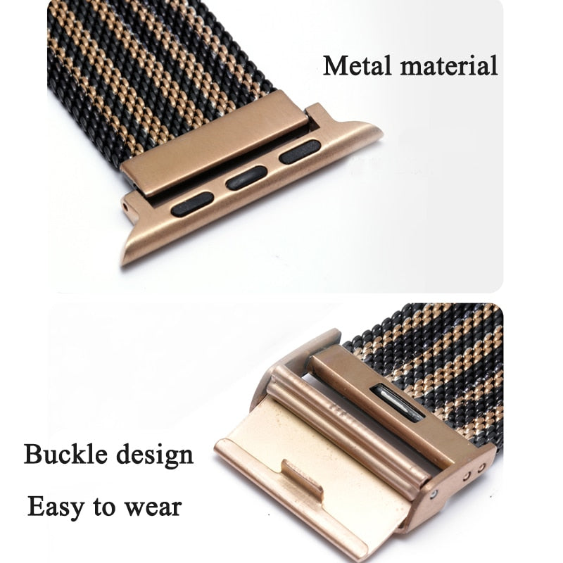 Milanese Apple Watch Strap Series 11/10/9/8/7/6/5/4/ SE / Ultra 1/2/3