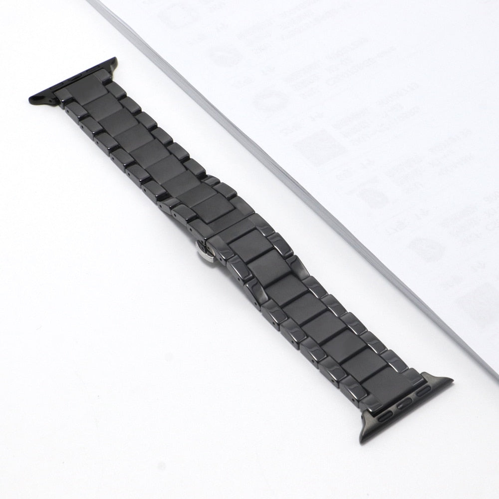 Ceramic Apple Watch Strap  Series 11/10/9/8/7/6/5/4/ SE / Ultra 1/2/3
