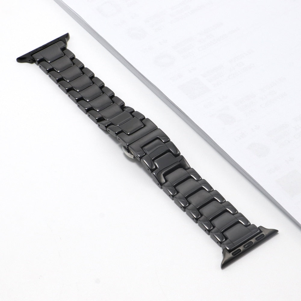 Ceramic Apple Watch Strap  Series 11/10/9/8/7/6/5/4/ SE / Ultra 1/2/3