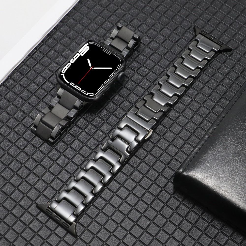 Ceramic Apple Watch Strap  Series 11/10/9/8/7/6/5/4/ SE / Ultra 1/2/3