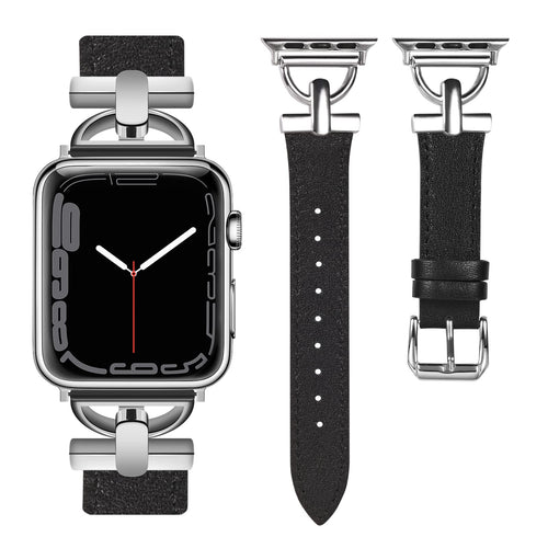 Apple Watch Leather Slim Strap Series 11/10/9/8/7/6/5/4/ SE / Ultra 1/2/3