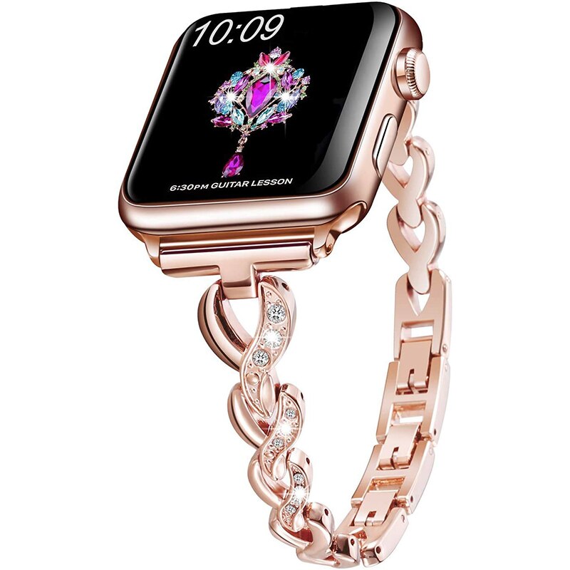 Diamond Apple Watch Band Series 11/10/9/8/7/6/5/4/ SE / Ultra 1/2/3