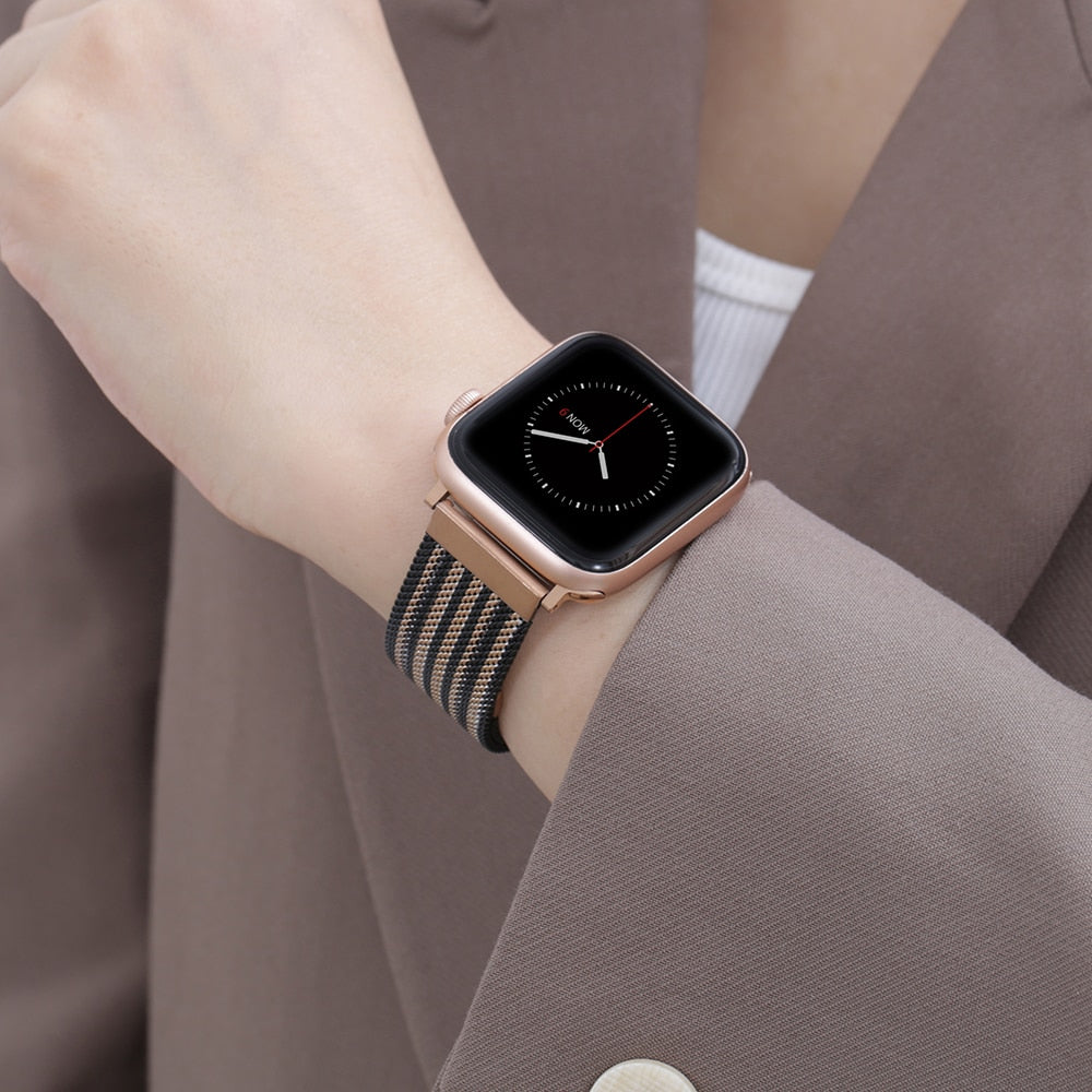 Milanese Apple Watch Strap Series 11/10/9/8/7/6/5/4/ SE / Ultra 1/2/3