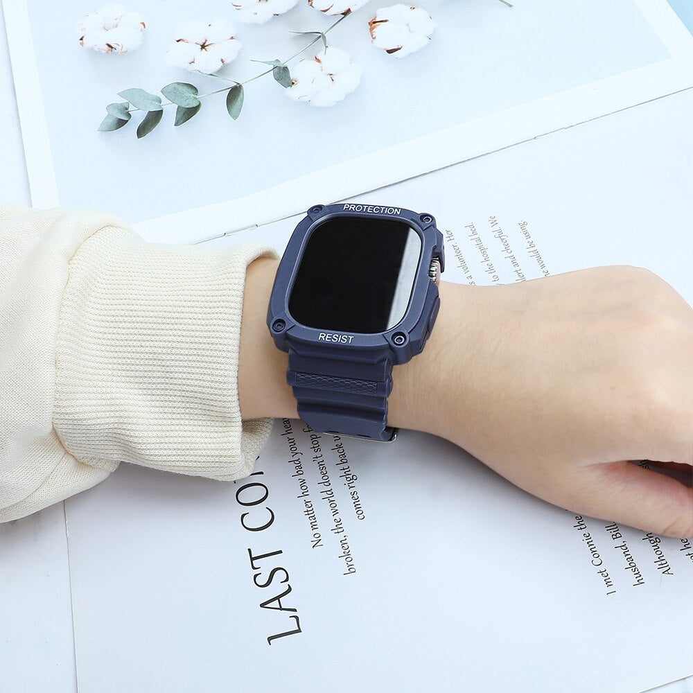Silicone Apple Watch Band and Case: The Stylish Protector for Your Timepiece