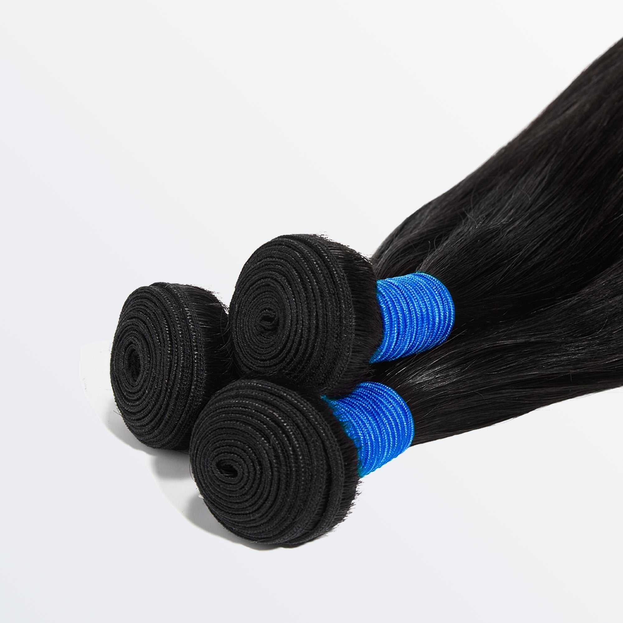 StariaHair 10-30 Inch Straight Brazilian Virgin Hair Bundles #1B