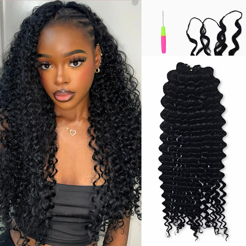 StariaHair Water Wave Crochet Human Hair Lightweight for Miracle Knots