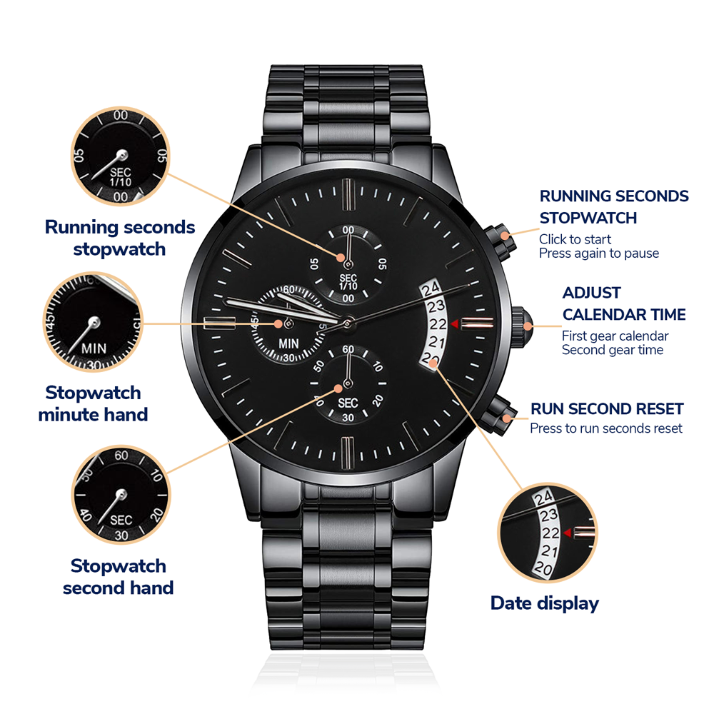 Office of Time Management Chronograph Watch