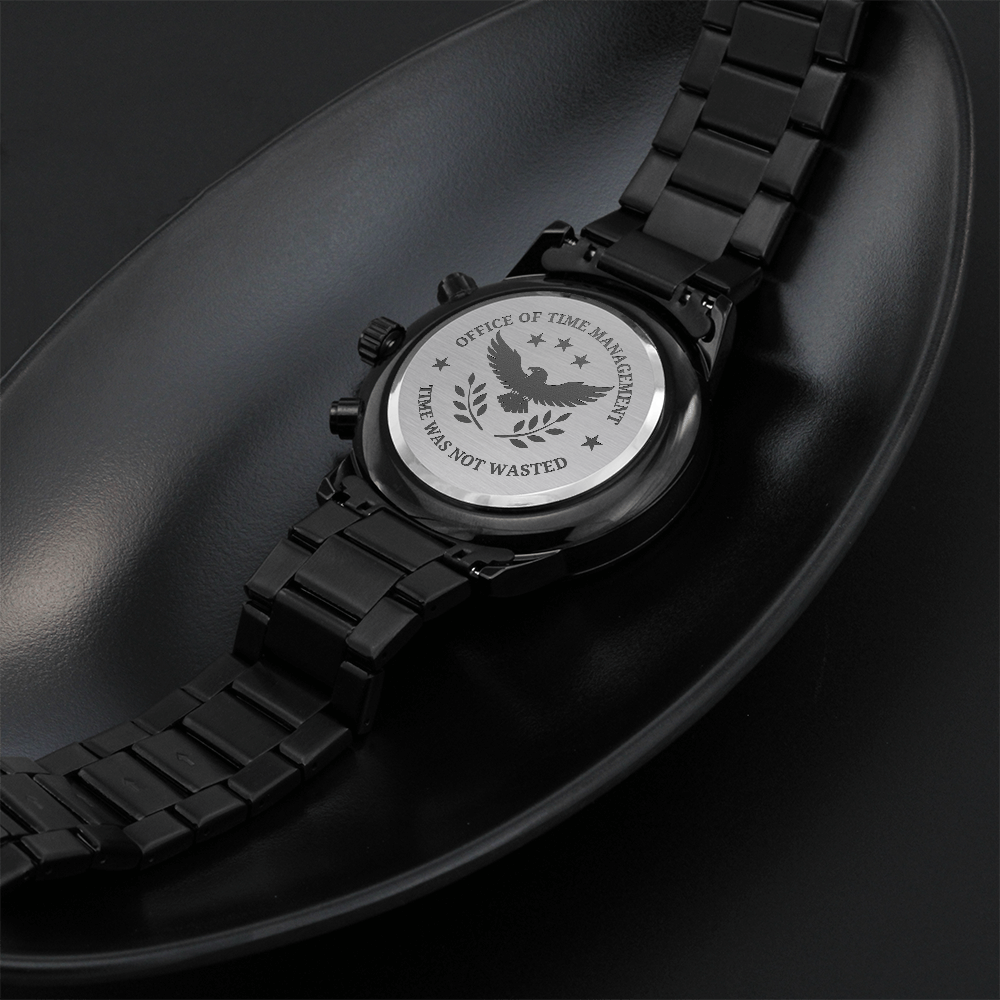 Office of Time Management Chronograph Watch