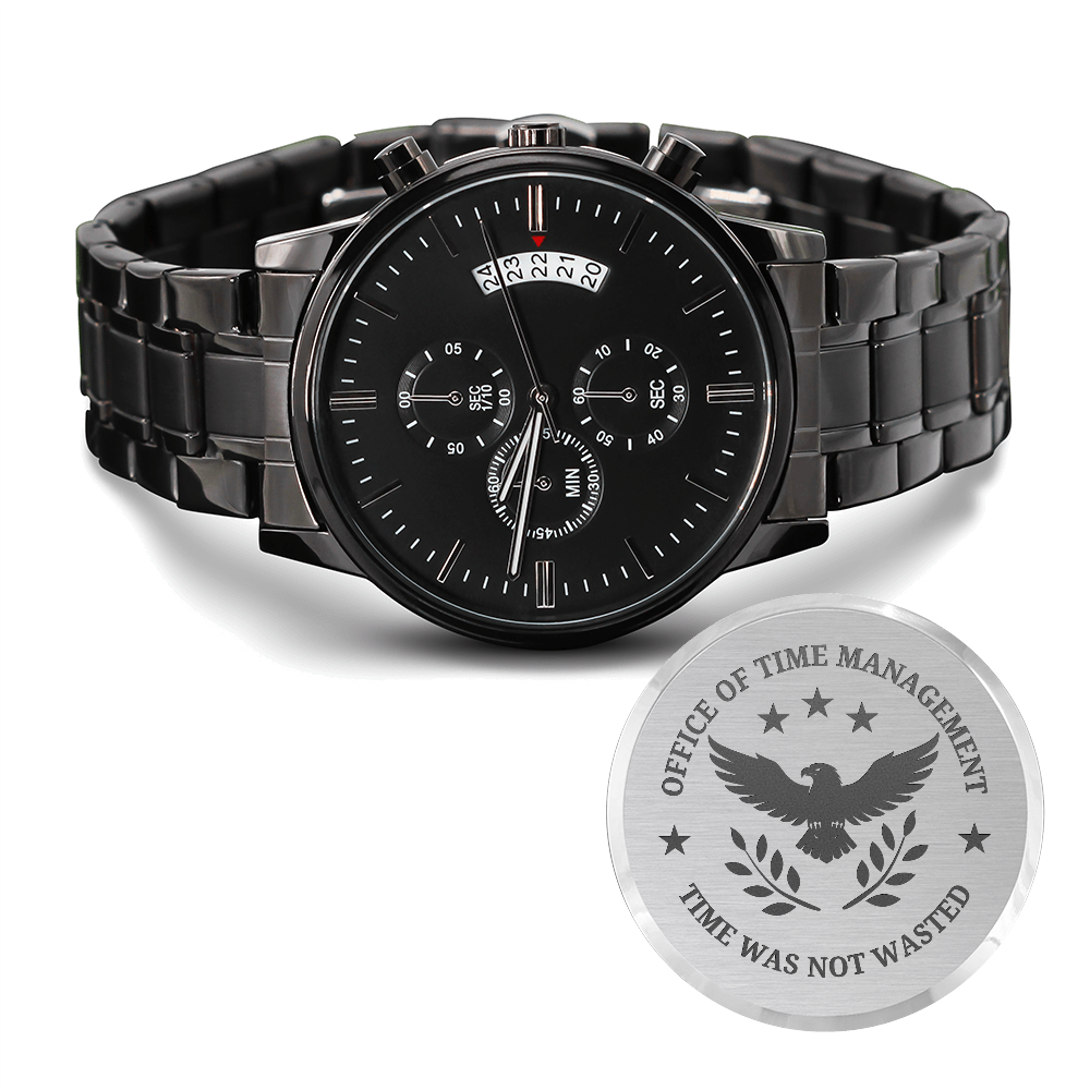 Office of Time Management Chronograph Watch