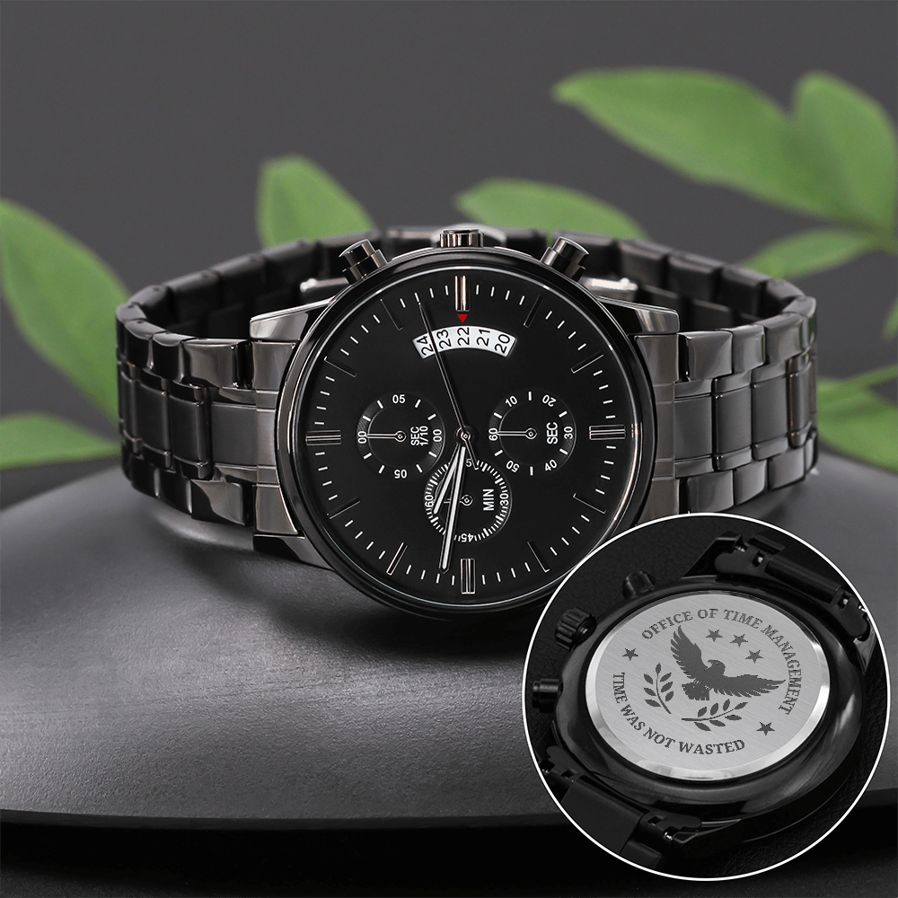Office of Time Management Chronograph Watch