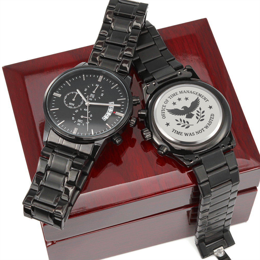 Office of Time Management Chronograph Watch