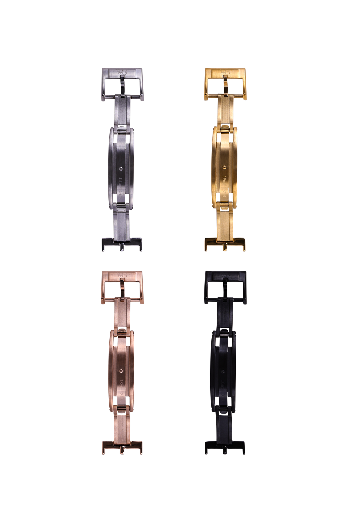 Tuxedo Black Italian Calf Leather Watch Strap 20mm