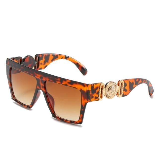 Oversized Square Sunglasses in Tortoiseshell