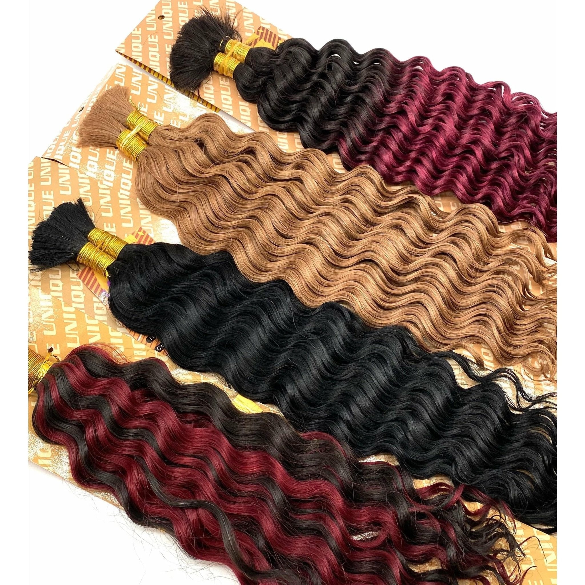Unique New Deep Bulk 100% Human Hair Hairpiece - Choose Size