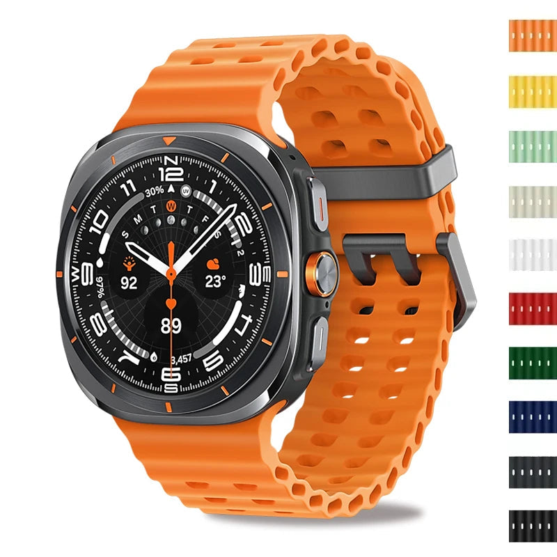 Silicone Samsung Galaxy 7 Ultra Watch Band 47MM