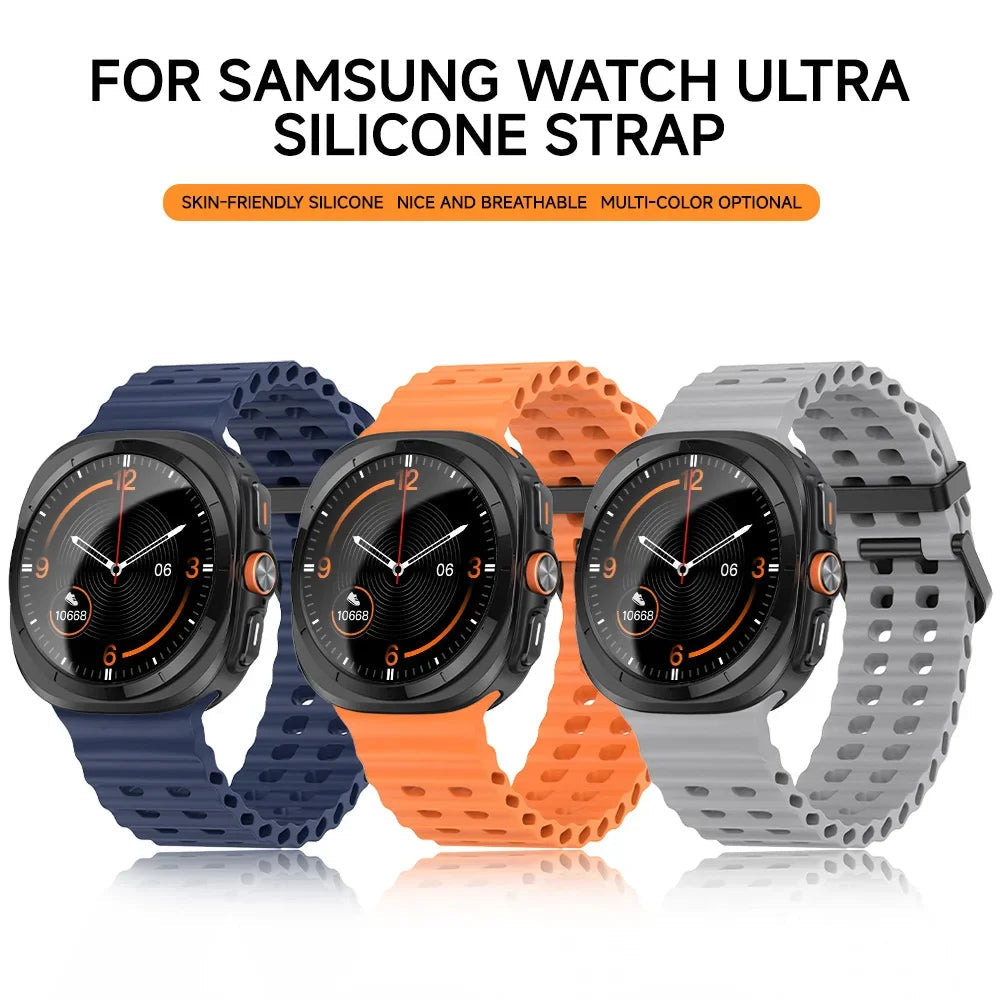 Silicone Samsung Galaxy 7 Ultra Watch Band 47MM